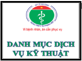 Danh mục dịch vụ kỹ thuật